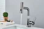 Smart Touchless Kitchen Faucet with Temperature Display & Pull-Out Spray for Easy Cleaning and Cooking