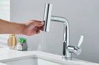 Smart Touchless Kitchen Faucet with Temperature Display & Pull-Out Spray for Easy Cleaning and Cooking