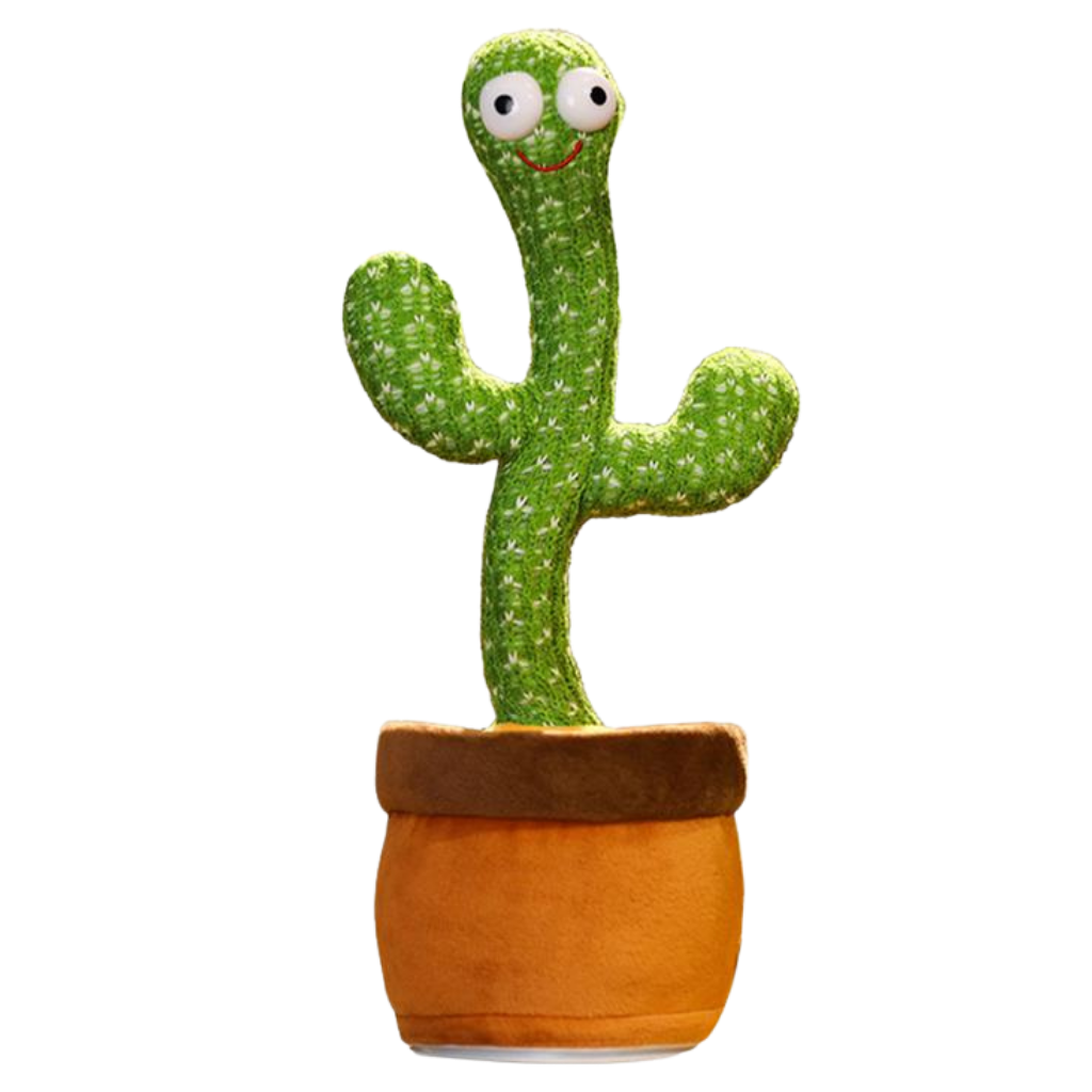 Talking Dancing Cactus Toy – Singing Parrot, Fun Mimicking Play for Kids