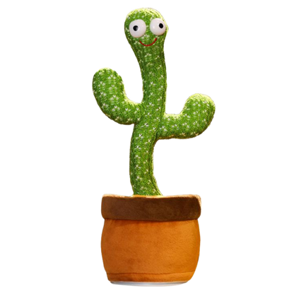 Talking Dancing Cactus Toy – Singing Parrot, Fun Mimicking Play for Kids