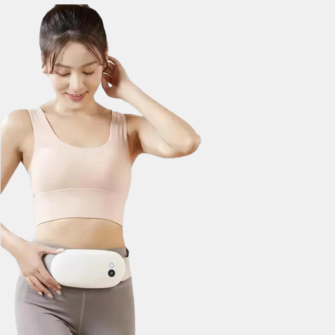 Cordless Heating Pad for Menstrual Cramps | Soothing Heat & Massage Therapy for Home, Work & On-the-Go Relief