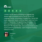 4G Luggage GPS Tracker with Real-Time Location | No Subscription, Geofencing Alerts & Anti-Theft Design for Travel Security