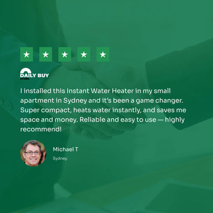 Instant Water Heater | Compact, Energy-Efficient & Ideal for Bathrooms, Kitchens, and Offices