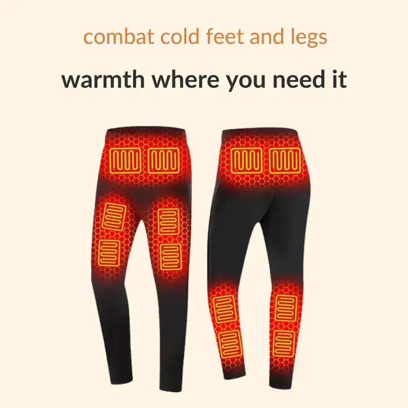 Heated Underwear for Men and Women - Thermal Base Layer, Comfortable & Effective for Cold Weather Wear