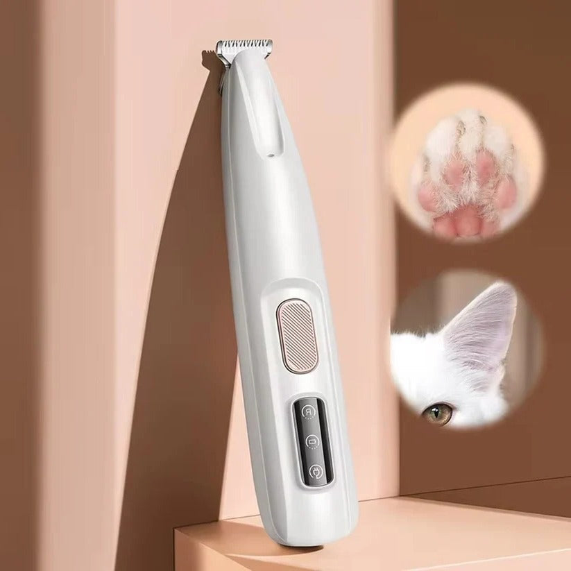 Compact Pet Hair Clipper | Cordless, Lightweight & Safe for Trimming Paws, Ears, and Face at Home