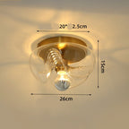 Bauhaus Vintage Aisle Ceiling Lamp - French Design for Dining Room & Hallway Lighting