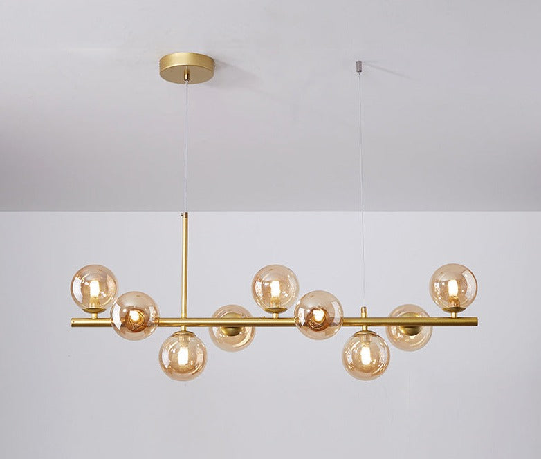 LED Pendant Light Fixture - Luxurious Modern Design for Dining Table & Kitchen Island Lighting