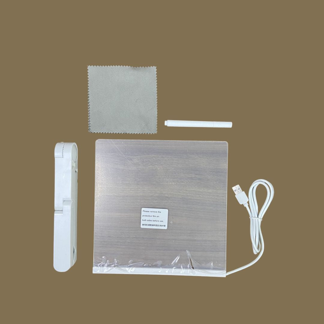 Luminous LED Drawing Board for Children | Reusable, USB-Powered & Ideal for Creative Fun and Learning Activities
