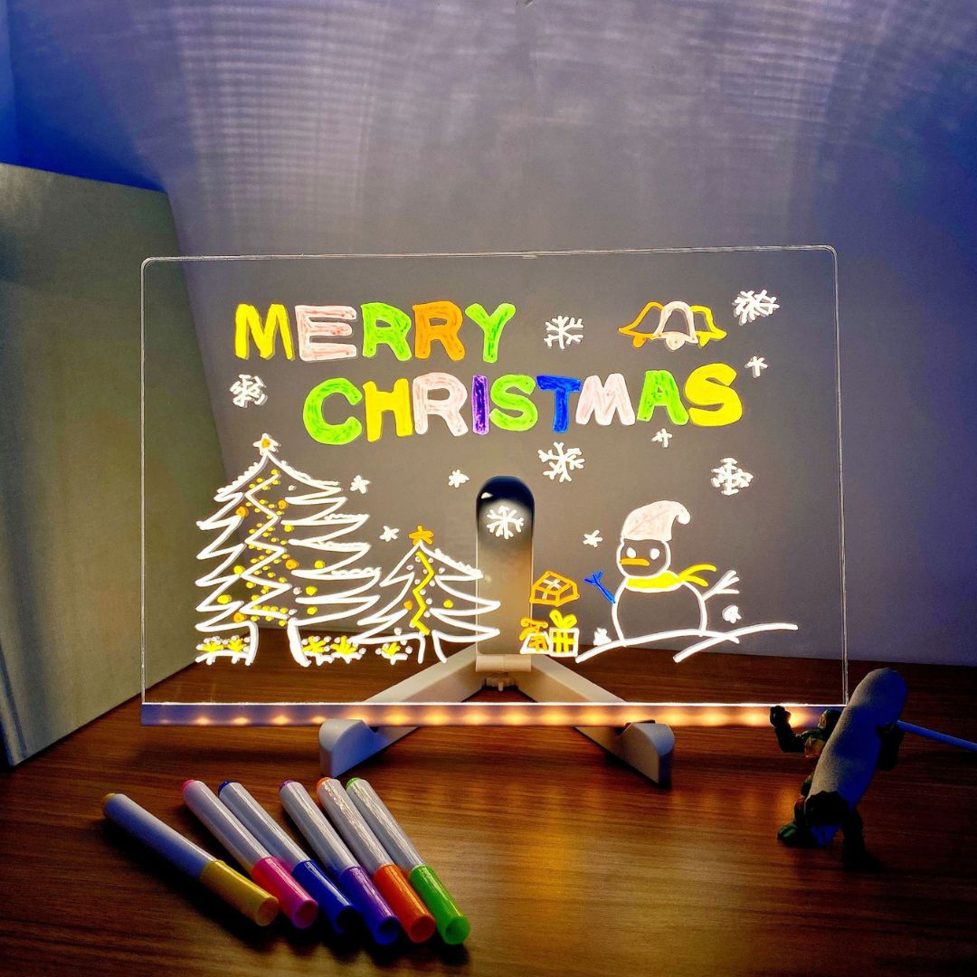 Luminous LED Drawing Board for Children | Reusable, USB-Powered & Ideal for Creative Fun and Learning Activities