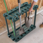 Garden Tool Rack | Heavy-Duty, Space-Saving Organizer for Shed or Garage Storage