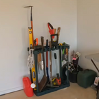 Garden Tool Rack | Heavy-Duty, Space-Saving Organizer for Shed or Garage Storage