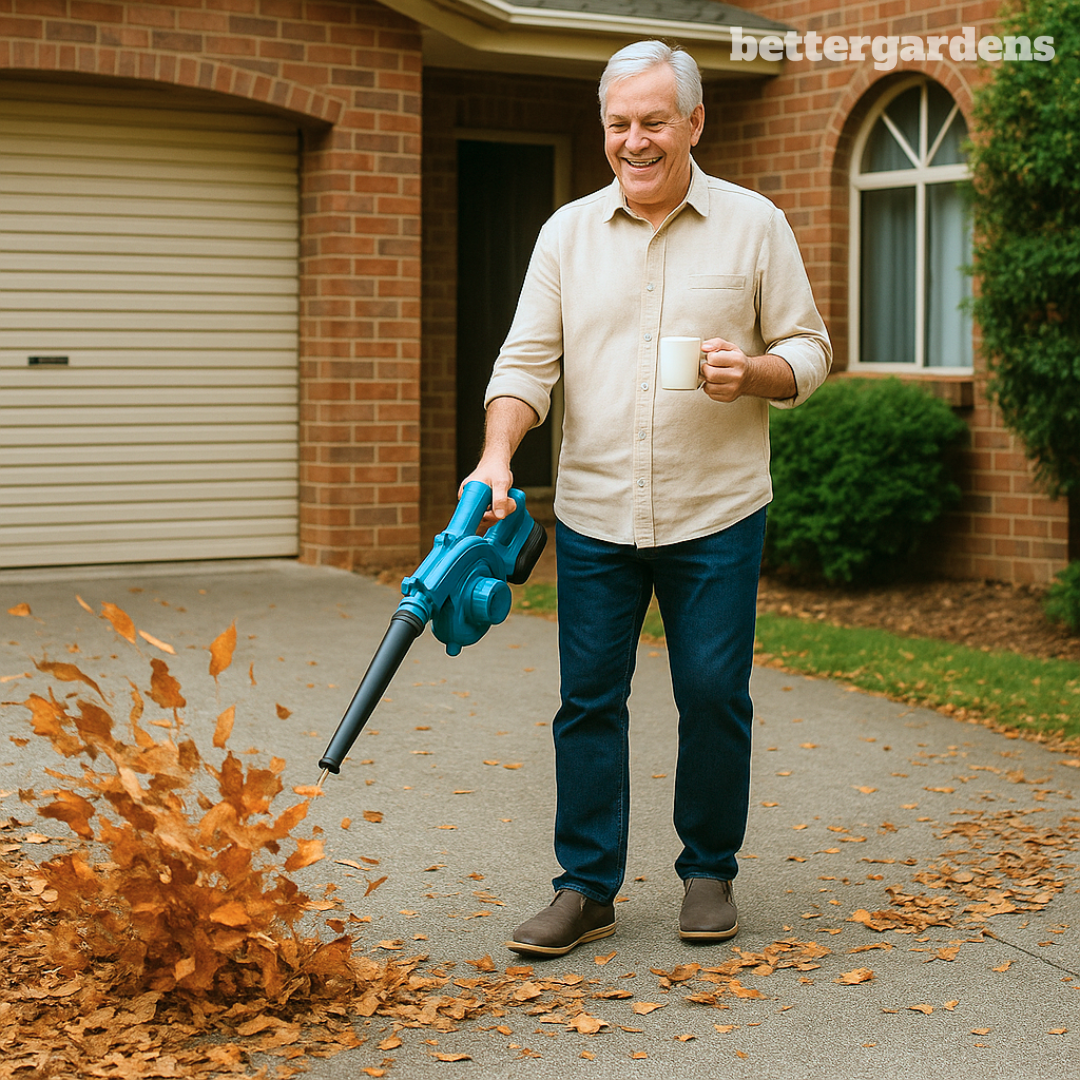 Electric Leaf Blower | Lightweight, Cordless & Includes 2 Free Batteries for Efficient Yard Cleanup