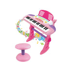 Children's Electronic Keyboard | 31 Keys, Microphone & Stand for Interactive Music Learning