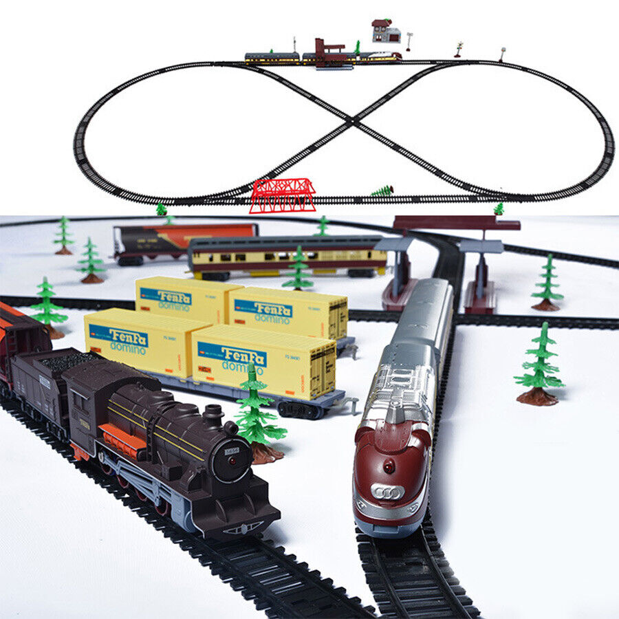 Kids Train Set Electric Railway Toy - Fun Model Train & Track for Toddlers