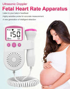 Fetal Doppler Heartbeat Monitor - Hear Your Baby’s Heartbeat Anytime – Safe & Easy-to-Use Monitor