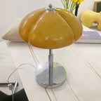 LED Mushroom Table Lamp - Modern Design with Adjustable Brightness for Home Office & Living Room Use