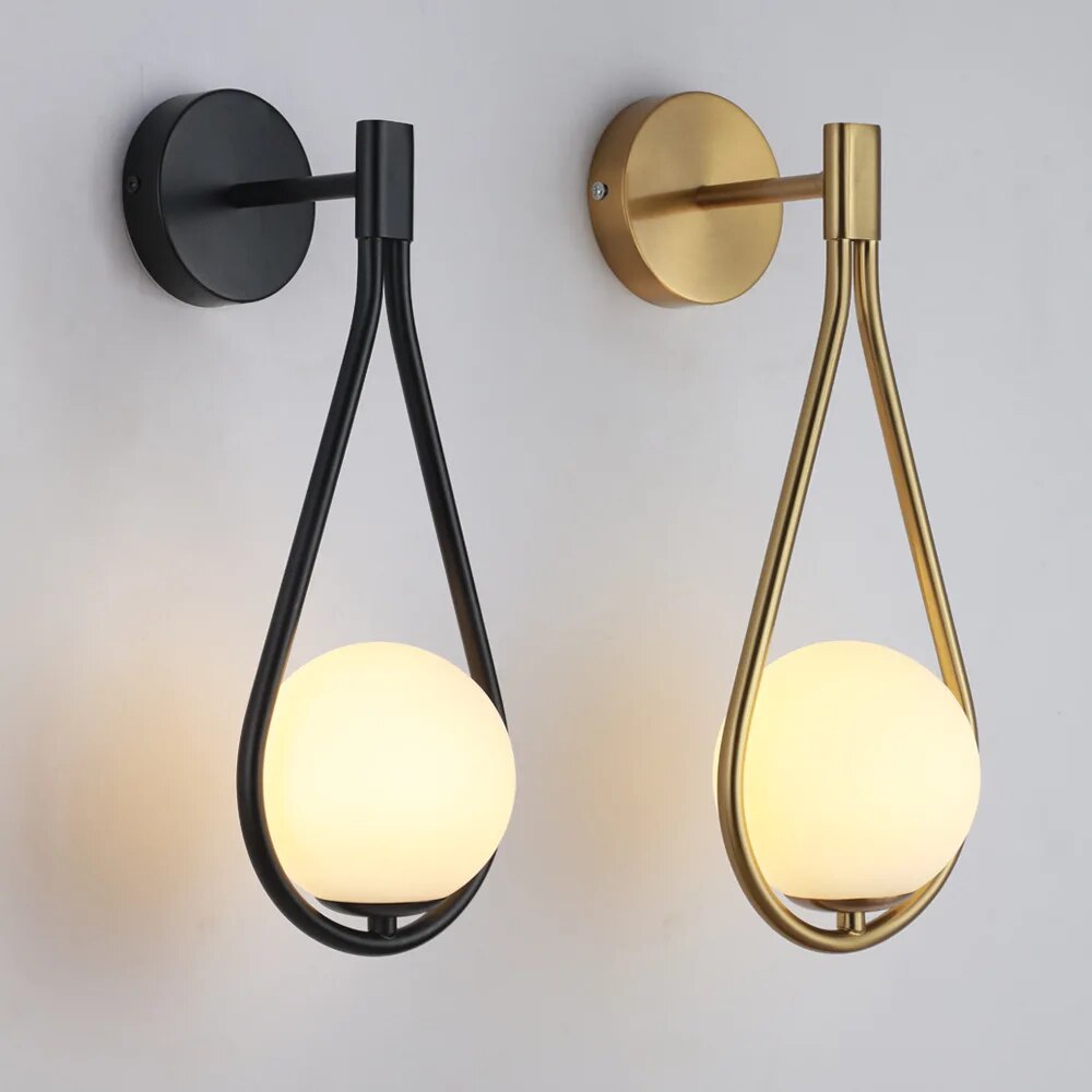LED Wall Light - Modern Nordic Design Fixture for Living Room & Bedroom Lighting