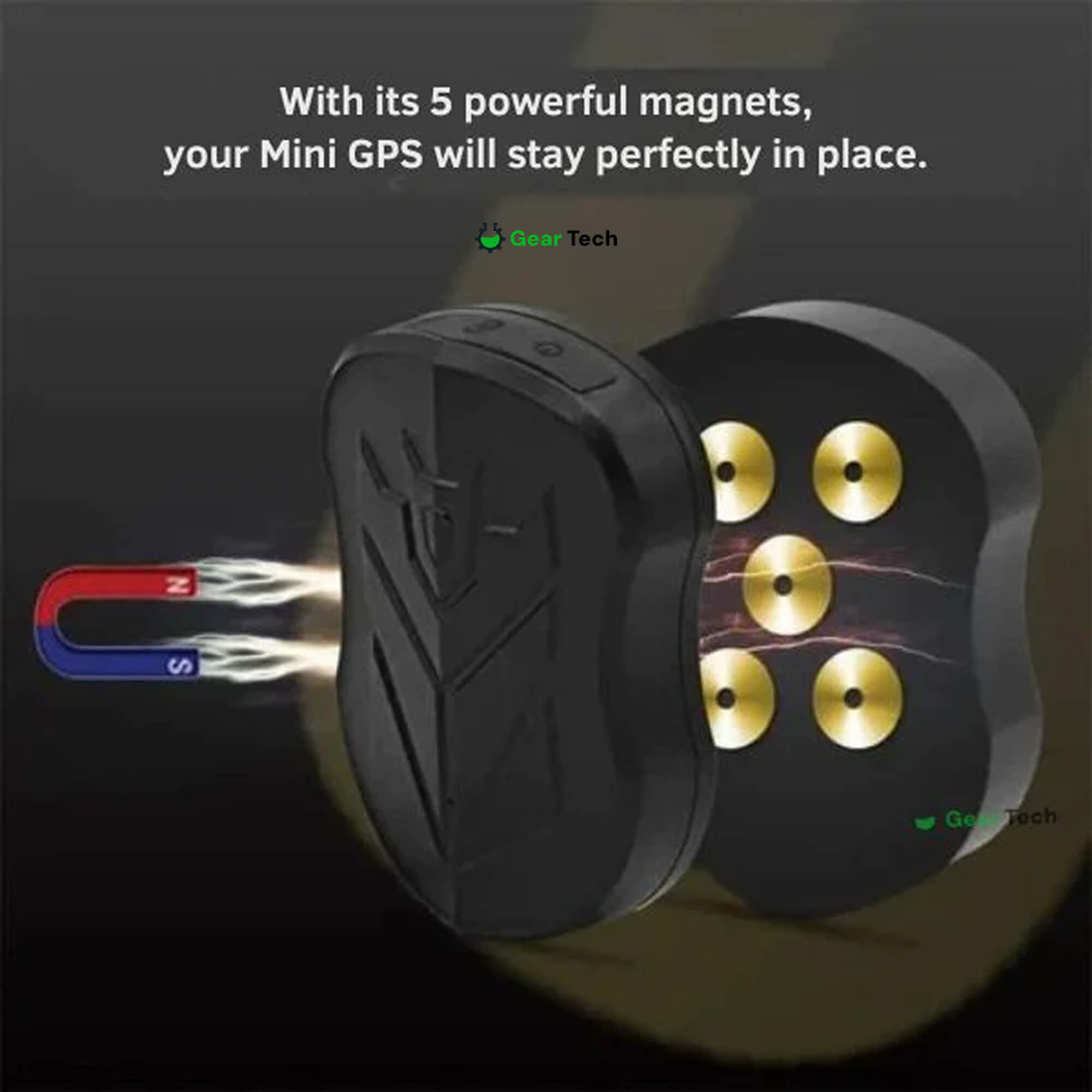 Waterproof GPS Car Tracker | Real-Time Monitoring, Voice Activation & 5000mAh Battery for Vehicle Security