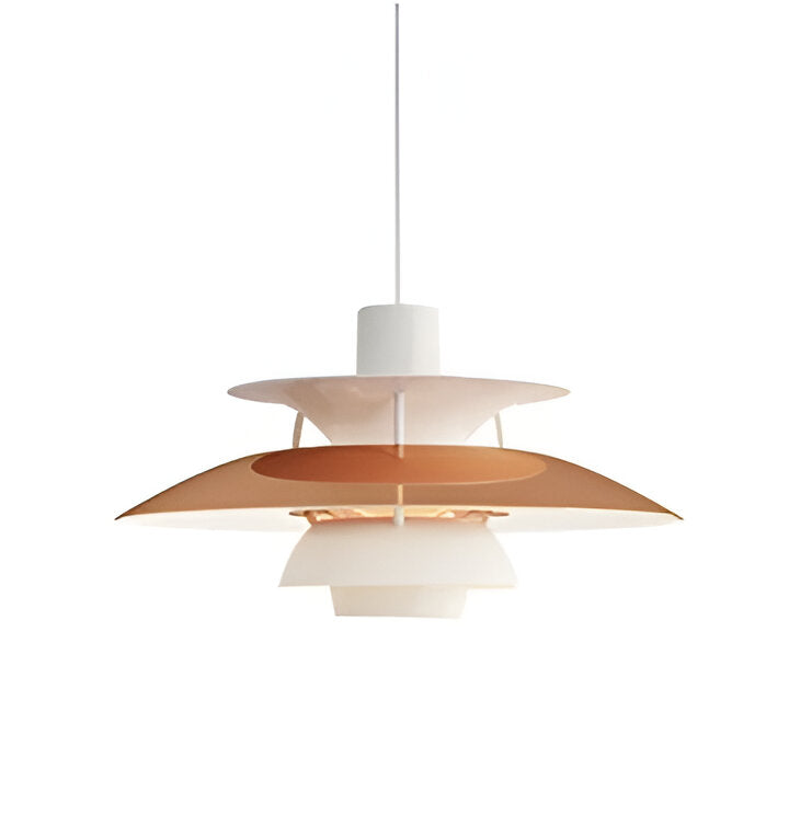Nordic Modern Layered Shade Pendant Light Fixture for Living Room & Dining Room Decor
