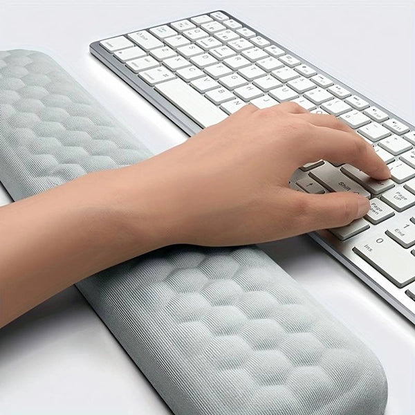 Ergonomic Wrist Rest Pad for Mouse and Keyboard - Memory Foam Support for Comfortable Typing and Gaming