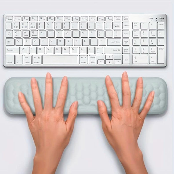 Ergonomic Wrist Rest Pad for Mouse and Keyboard - Memory Foam Support for Comfortable Typing and Gaming
