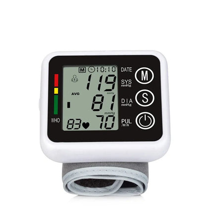 Wrist Blood Pressure Monitor | Accurate TensioSense™ Technology for Home & On-the-Go Health Tracking
