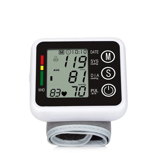 Wrist Blood Pressure Monitor | Accurate TensioSense™ Technology for Home & On-the-Go Health Tracking