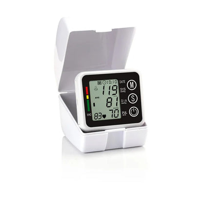 Wrist Blood Pressure Monitor | Accurate TensioSense™ Technology for Home & On-the-Go Health Tracking