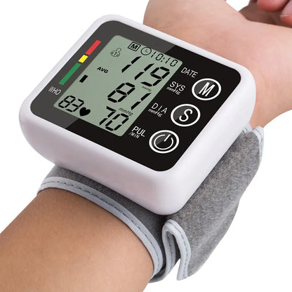 Wrist Blood Pressure Monitor | Accurate TensioSense™ Technology for Home & On-the-Go Health Tracking