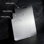 100% Medical Titanium Cutting Board | Durable, Non-Porous Surface for Safe Food Preparation & Easy Cleaning