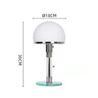 LED Table Lamp - Bauhaus Style Design with Adjustable Brightness for Home Office & Living Room Use