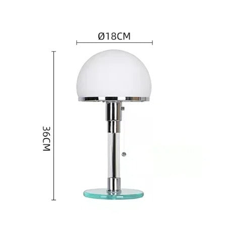 LED Table Lamp - Bauhaus Style Design with Adjustable Brightness for Home Office & Living Room Use