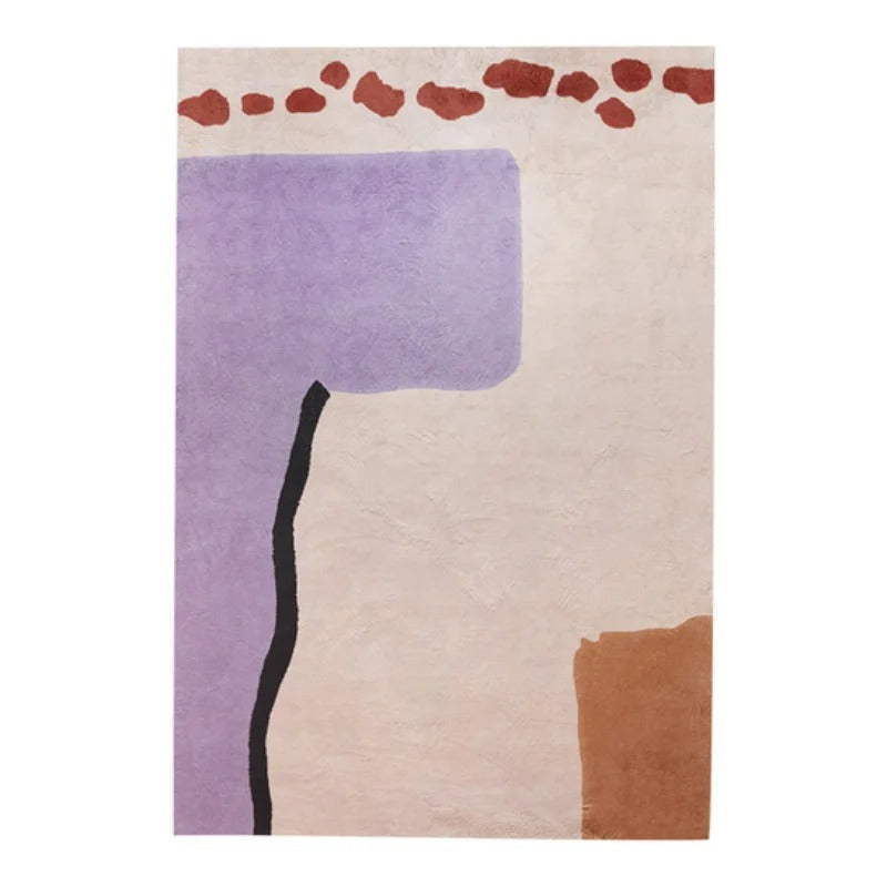 Wool Area Rug Collection - Handcrafted Geometric Patterns for Living Room & Bedroom Decor