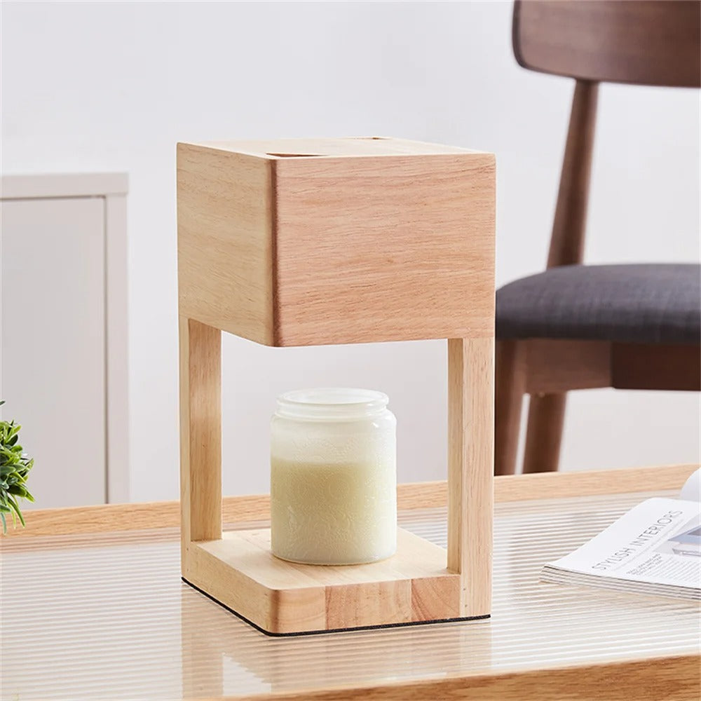 LED Candle Warmer Lamp with Adjustable Brightness for Scented Candles and Home Fragrance