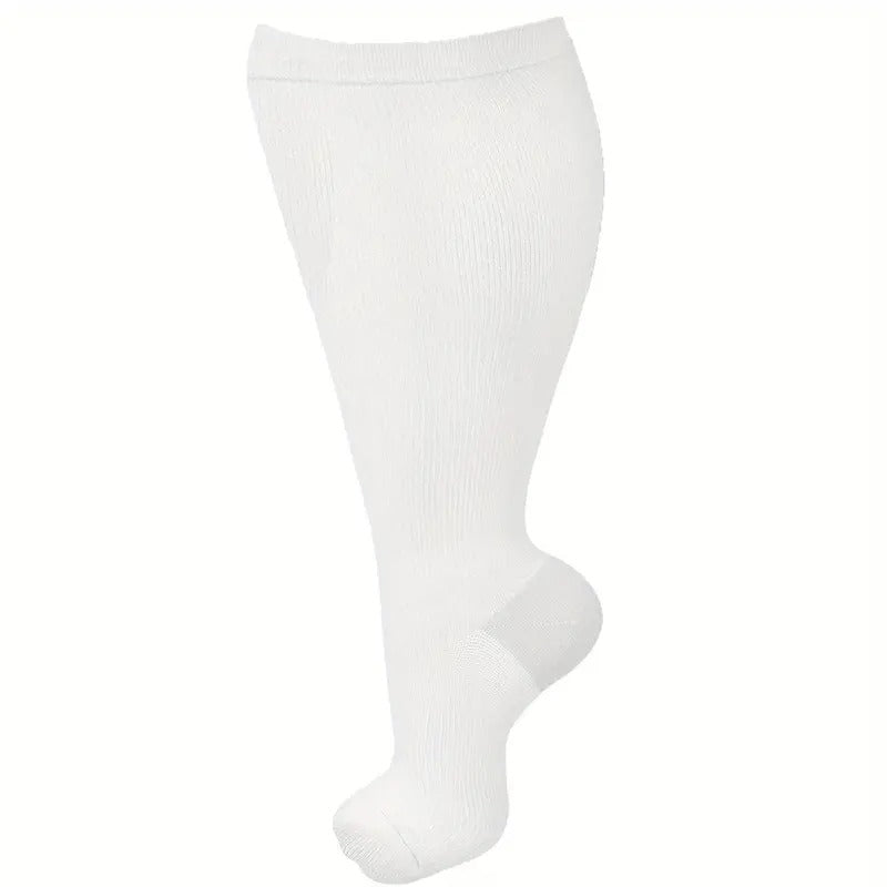 Plus Size Compression Socks | Gentle Entry, Graduated Support & Moisture-Control for Enhanced Comfort and Performance