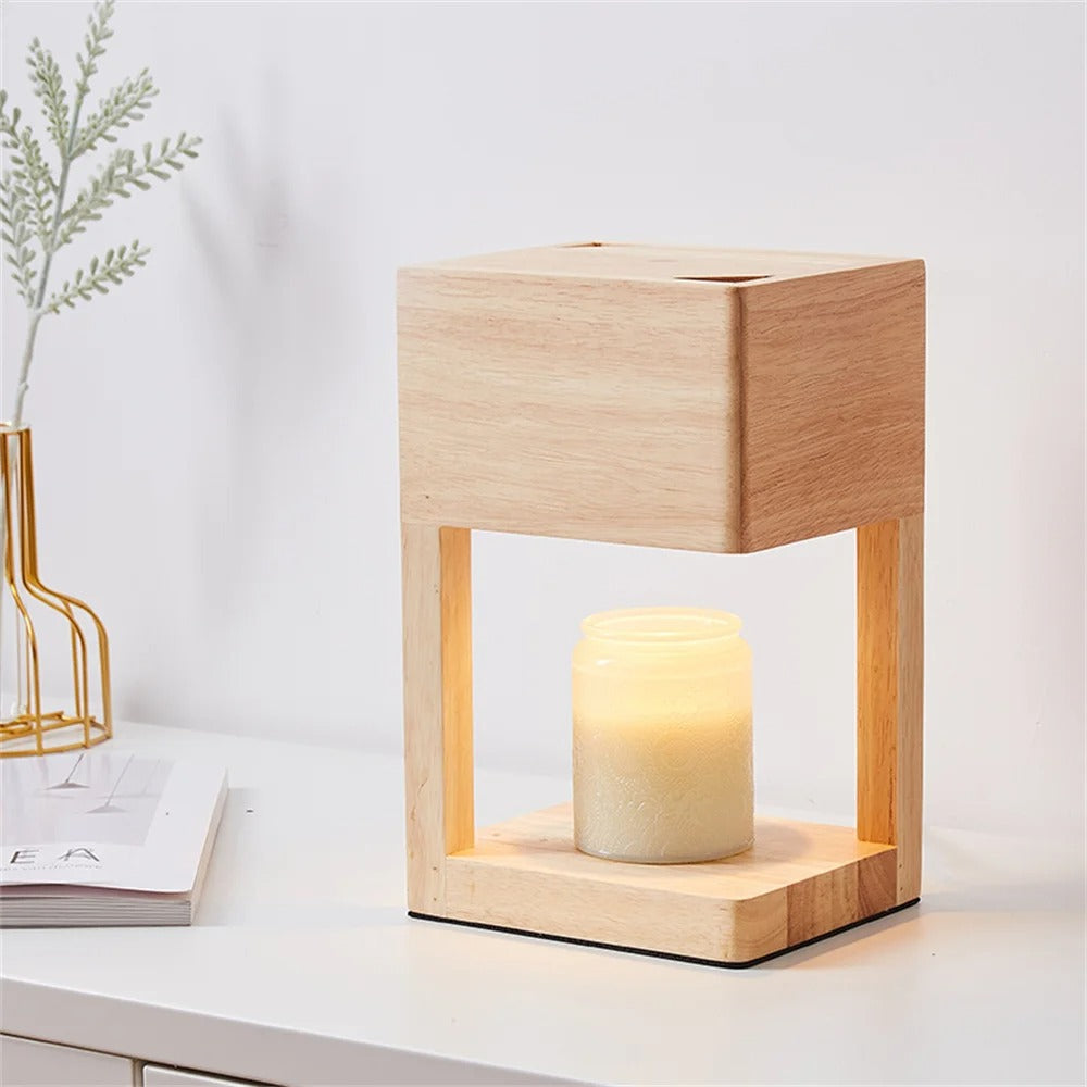 LED Candle Warmer Lamp with Adjustable Brightness for Scented Candles and Home Fragrance