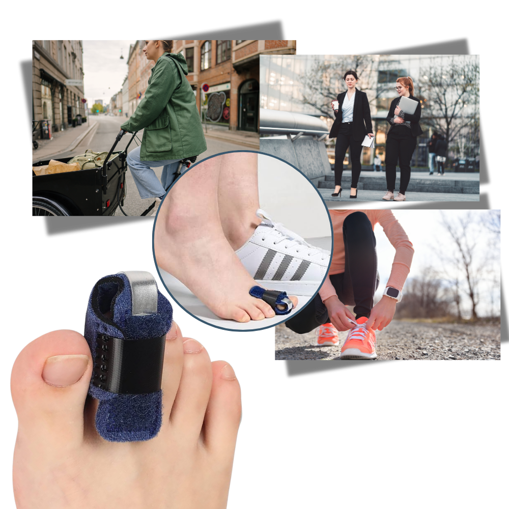 Adjustable Toe Straightener | Breathable, Lightweight Aluminum Support for Hammer Toe Relief and Enhanced Alignment