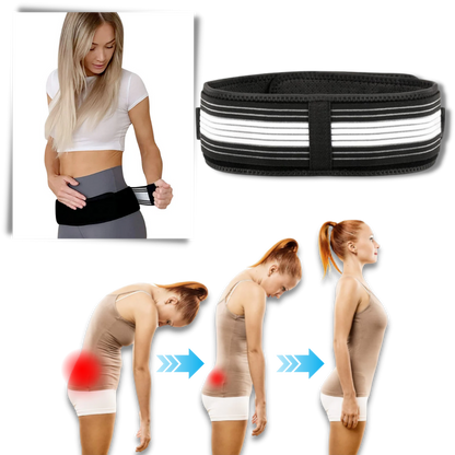 Sciatica Pain Relief Belt – Adjustable Magnetic Waist Support for Back Pain - Comfortable Waist Belt for Sciatica and Lumbar Support