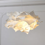 Nordic Paper Cloud Pendant Lamp - Modern Hanging Light Fixture for Living Room & Dining Room