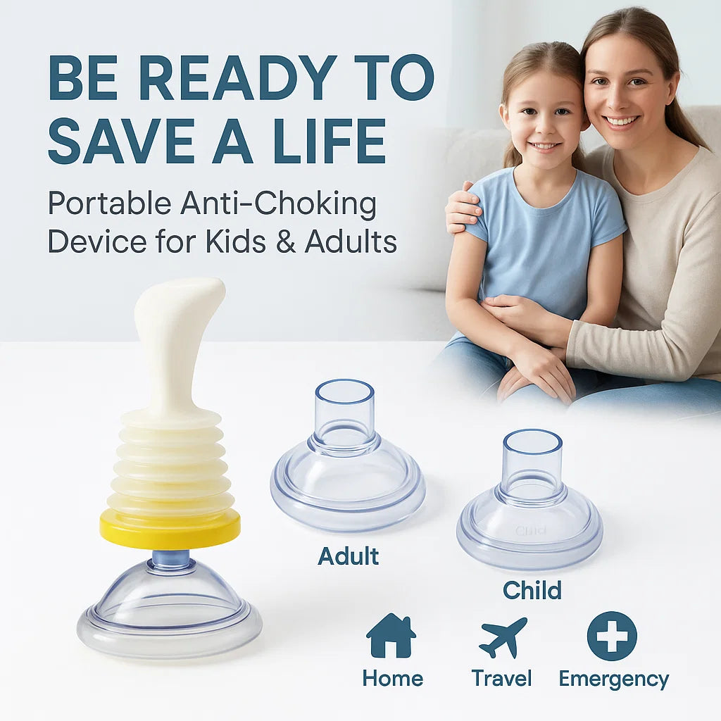 Anti-Choking Device for Kids & Adults | Strong Suction, User-Friendly & Portable for Emergency Relief
