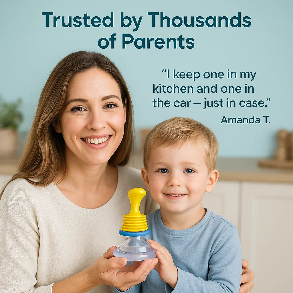 Anti-Choking Device for Kids & Adults | Strong Suction, User-Friendly & Portable for Emergency Relief