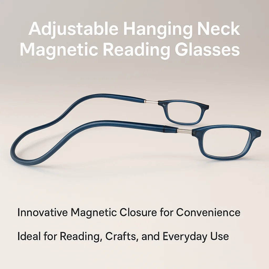 Adjustable Hanging Neck Magnetic Reading Glasses Clic Glasses