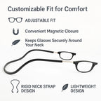 Adjustable Hanging Neck Magnetic Reading Glasses Clic Glasses