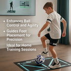 Football Pro Training Mat | Anti-Slip, 2x2m for Dribbling, Coordination & Daily Practice at Home