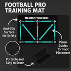 Football Pro Training Mat | Anti-Slip, 2x2m for Dribbling, Coordination & Daily Practice at Home