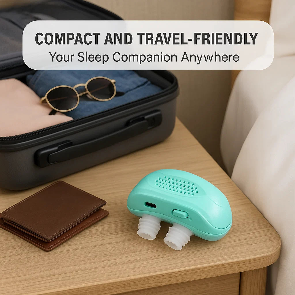 Micro CPAP Sleep Apnea Machine | Portable, Lightweight & Whisper-Quiet Anti-Snoring Device for Travel
