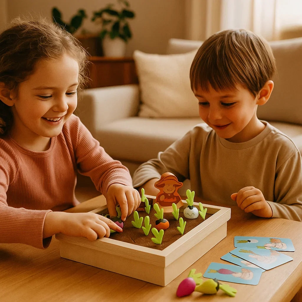 Montessori Felt Farm Toy | Sustainable, Interactive & Educational for Children Aged 2-5