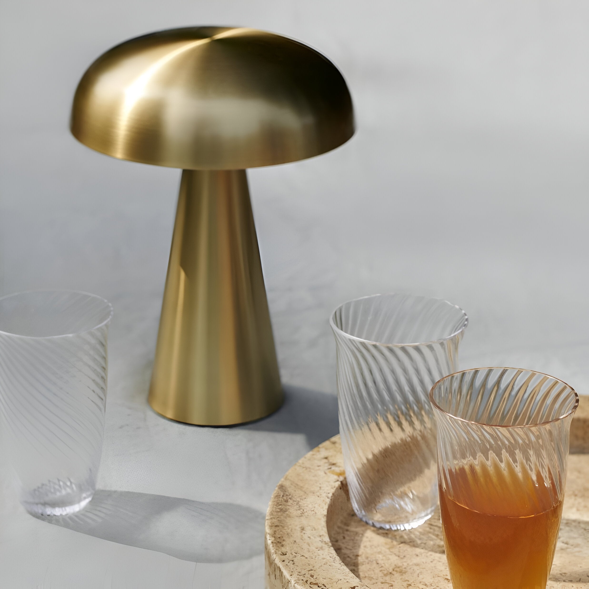 Mushroom Table Lamp with Adjustable Brightness – Modern Design for Living Room & Bedroom Lighting