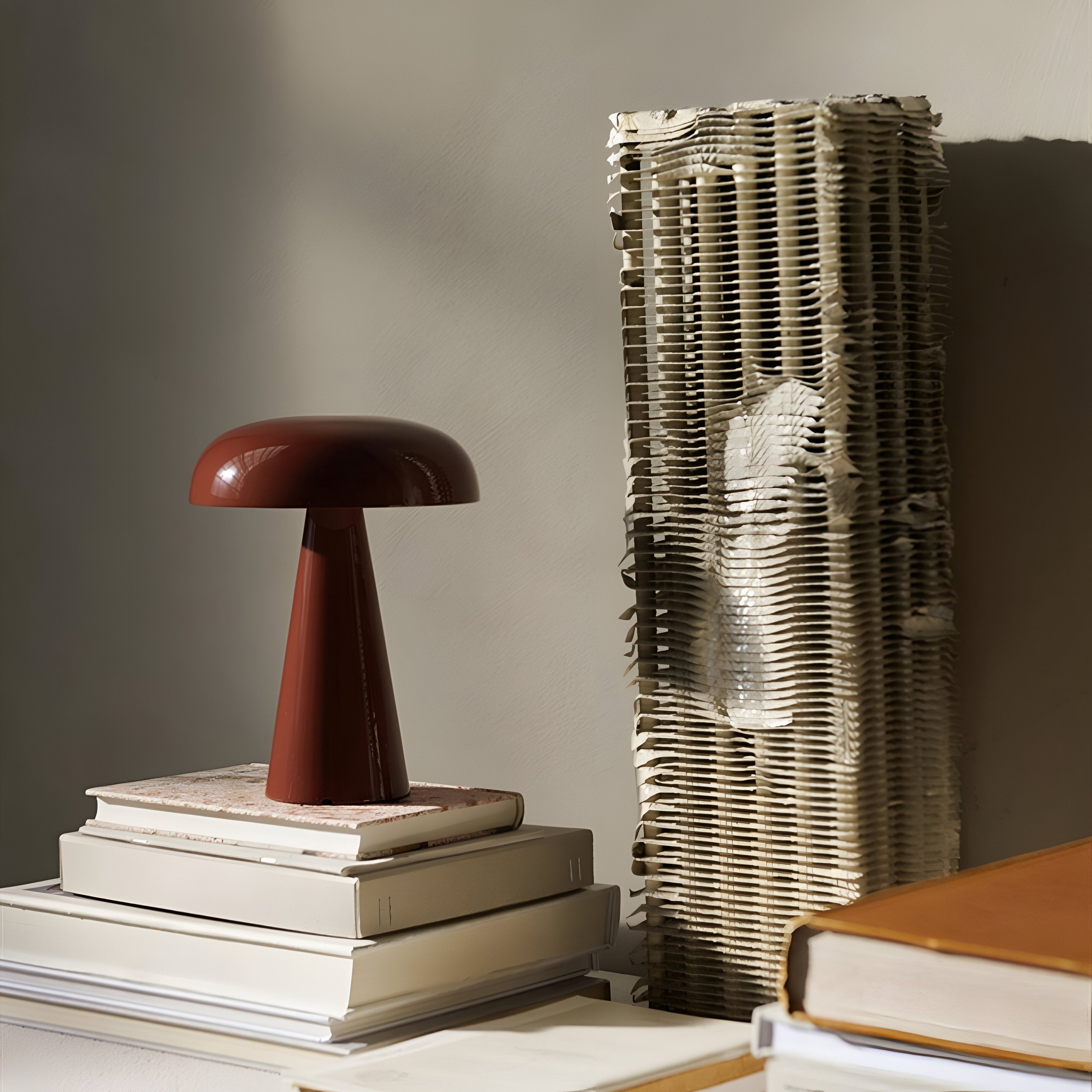 Mushroom Table Lamp with Adjustable Brightness – Modern Design for Living Room & Bedroom Lighting