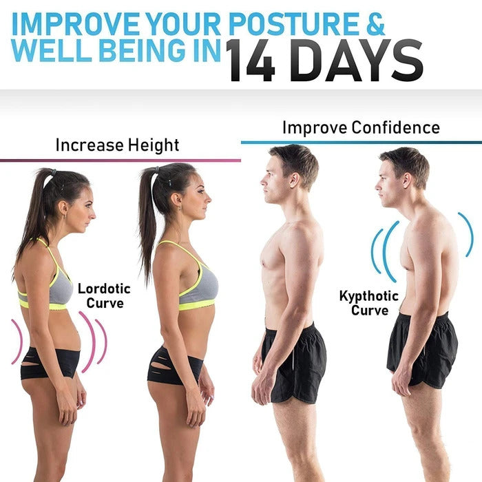 Posture Corrector Pro | Adjustable, Breathable Back Support for Pain Relief & Improved Posture at Home, Office, or Gym